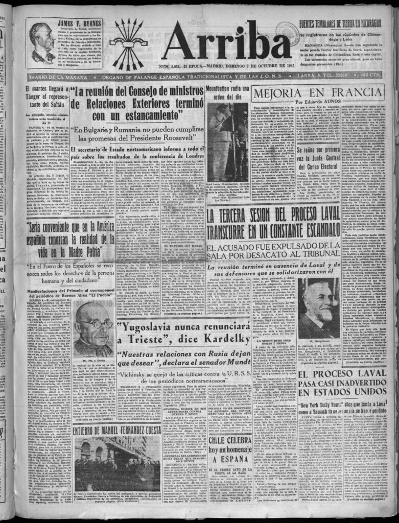 Miniatura de Arriba del 7 de octubre de 1945