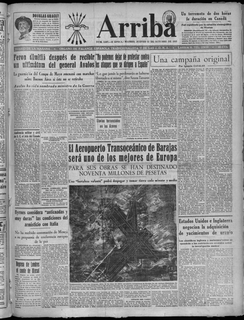 Miniatura de Arriba del 11 de octubre de 1945
