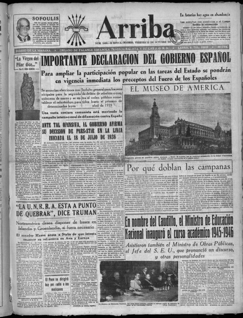 Miniatura de Arriba del 12 de octubre de 1945