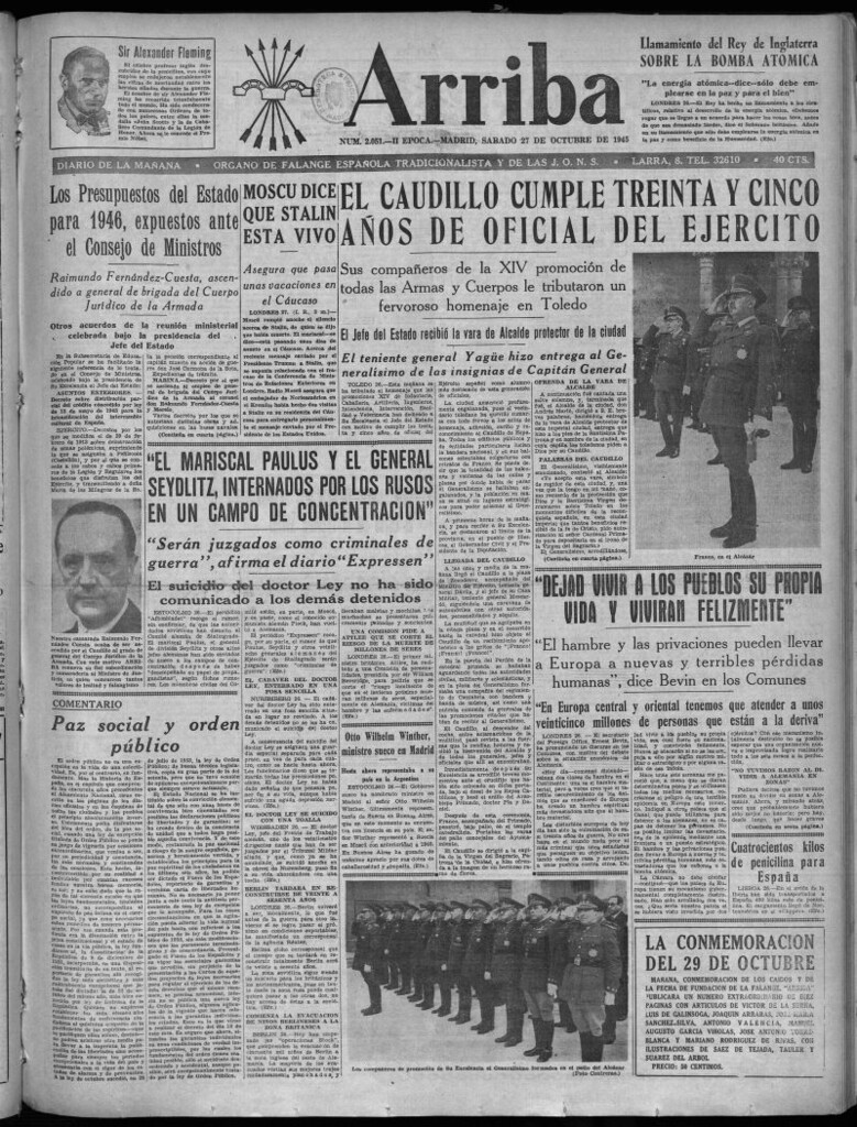 Miniatura de Arriba del 27 de octubre de 1945