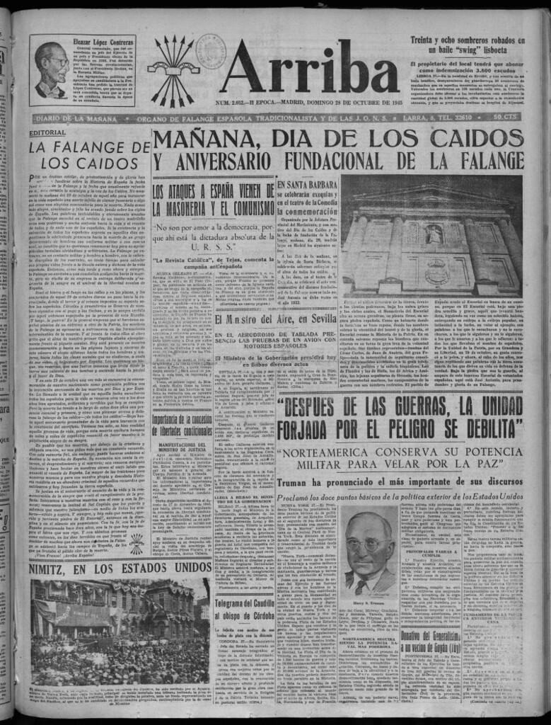 Miniatura de Arriba del 28 de octubre de 1945