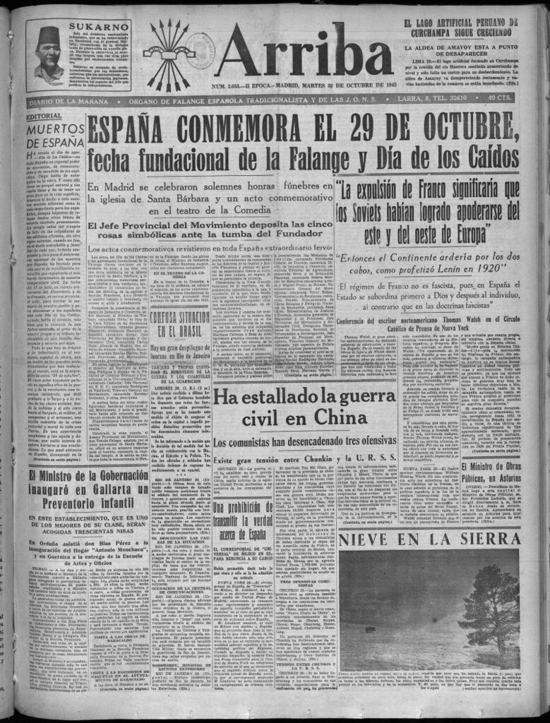 Miniatura de Arriba del 30 de octubre de 1945