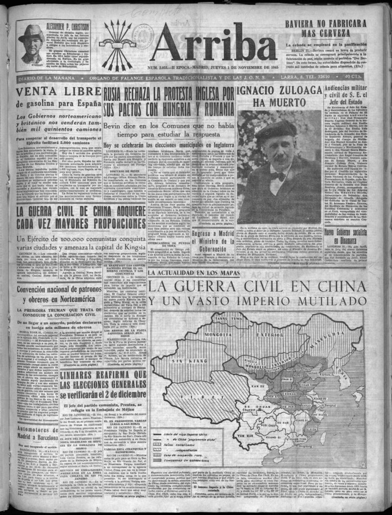 Miniatura de Arriba del 1 de noviembre de 1945