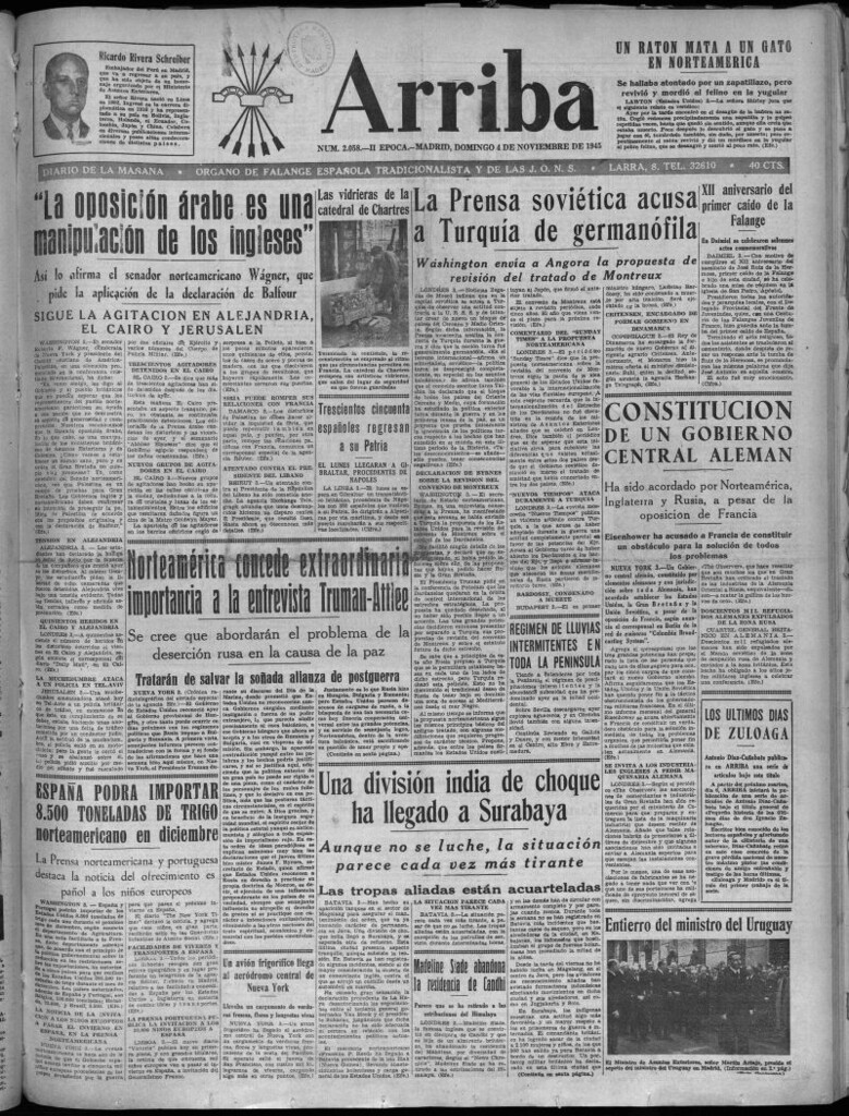 Miniatura de Arriba del 4 de noviembre de 1945
