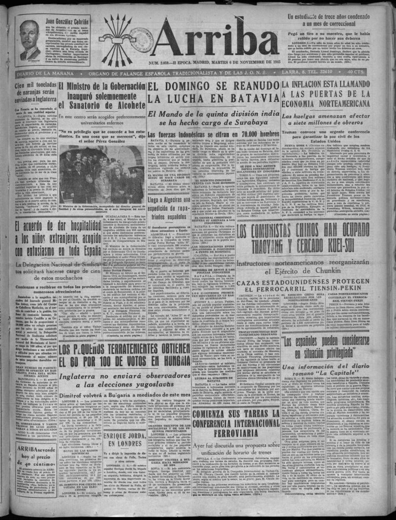 Miniatura de Arriba del 6 de noviembre de 1945