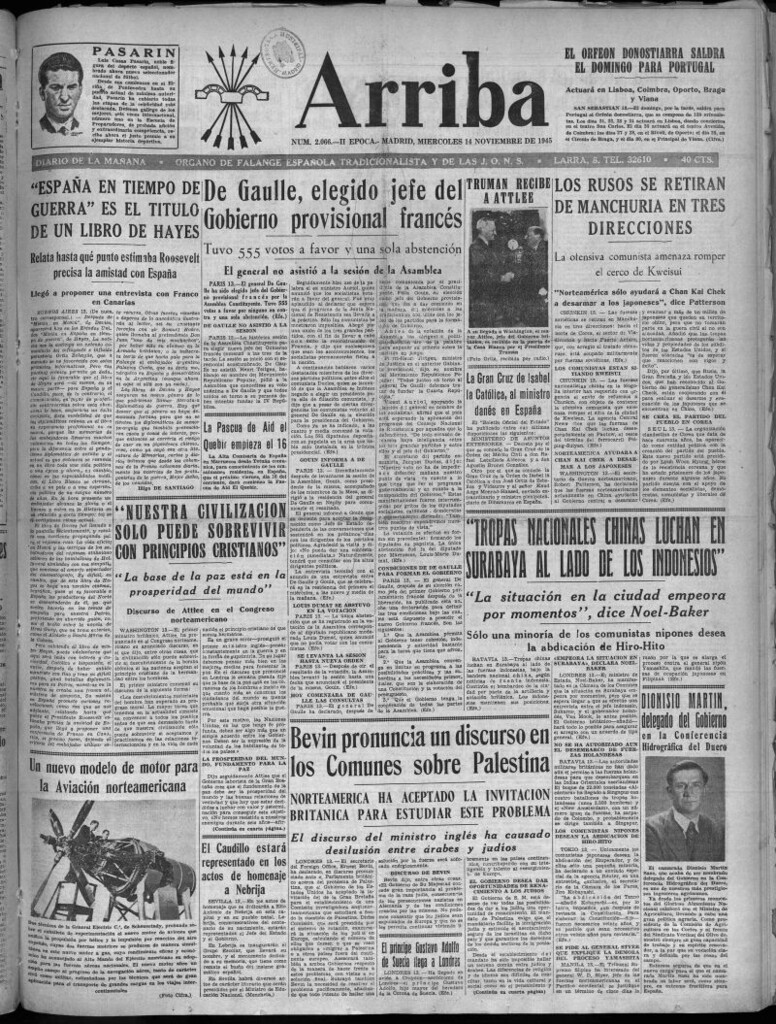 Miniatura de Arriba del 14 de noviembre de 1945