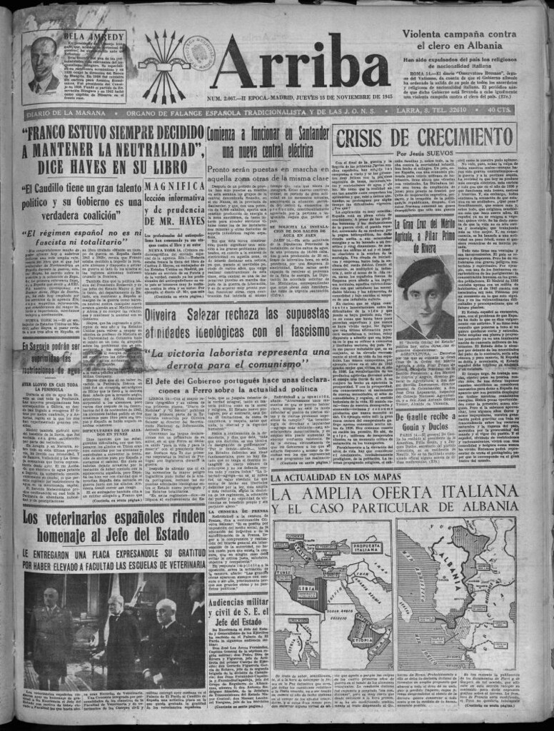 Miniatura de Arriba del 15 de noviembre de 1945