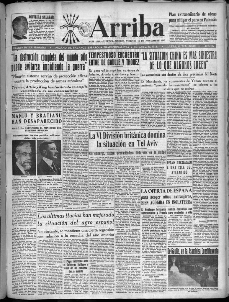 Miniatura de Arriba del 16 de noviembre de 1945