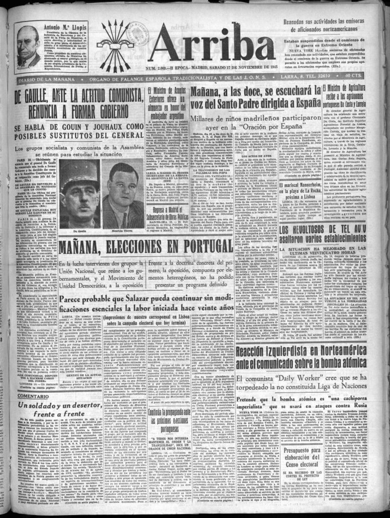 Miniatura de Arriba del 17 de noviembre de 1945