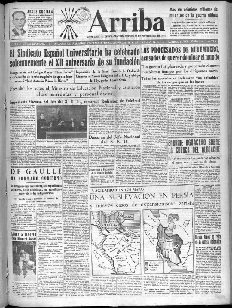 Miniatura de Arriba del 22 de noviembre de 1945