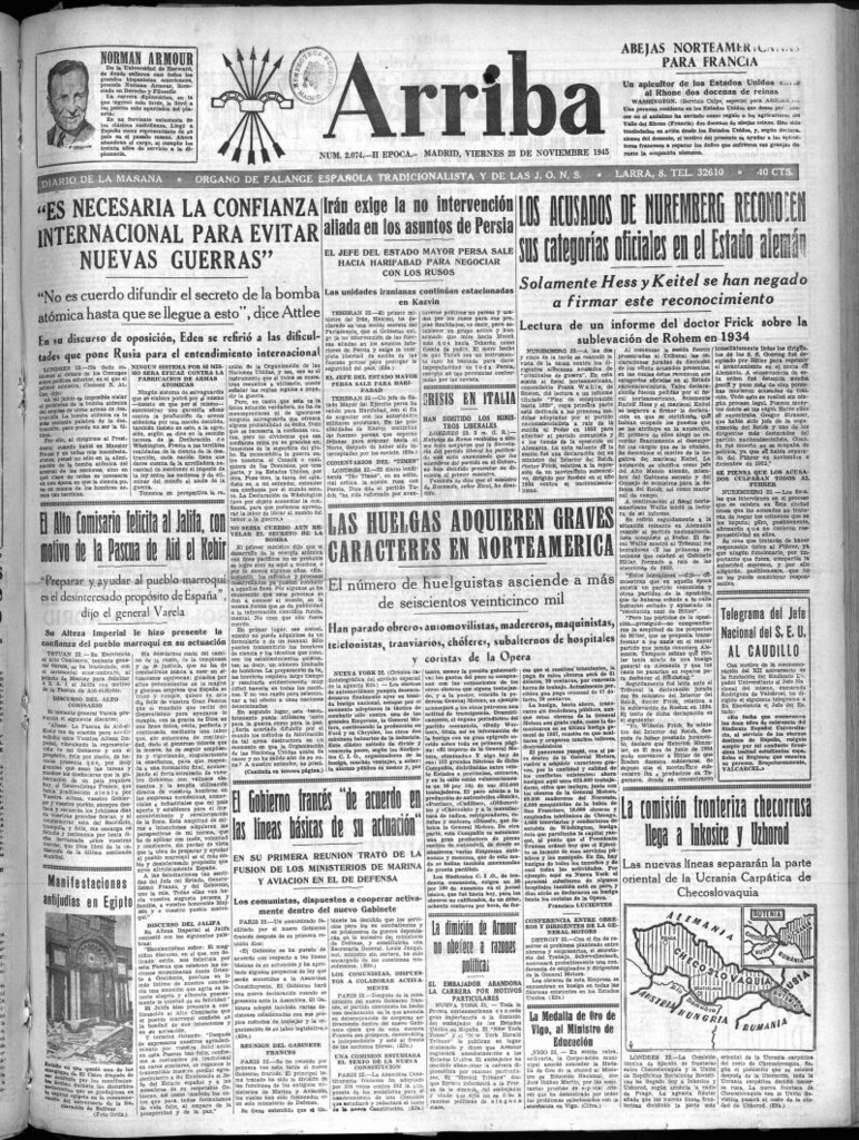 Miniatura de Arriba del 23 de noviembre de 1945