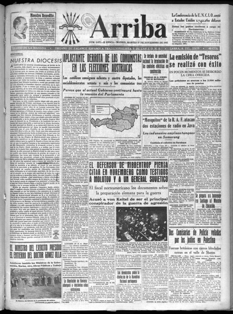 Miniatura de Arriba del 27 de noviembre de 1945