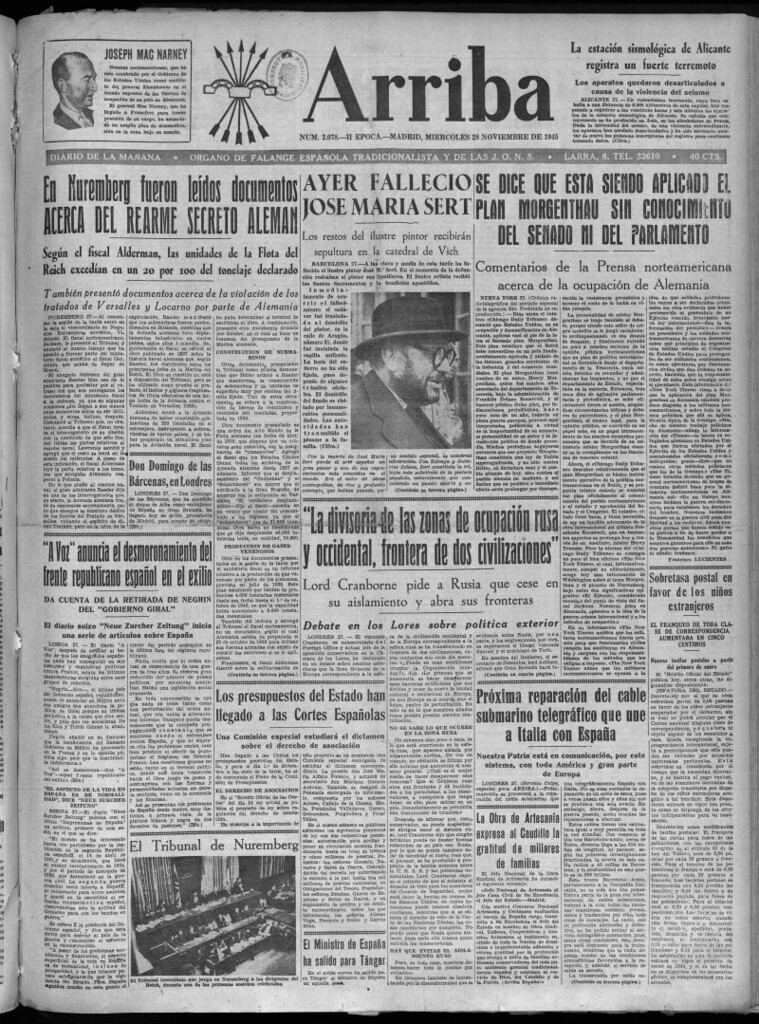 Miniatura de Arriba del 28 de noviembre de 1945
