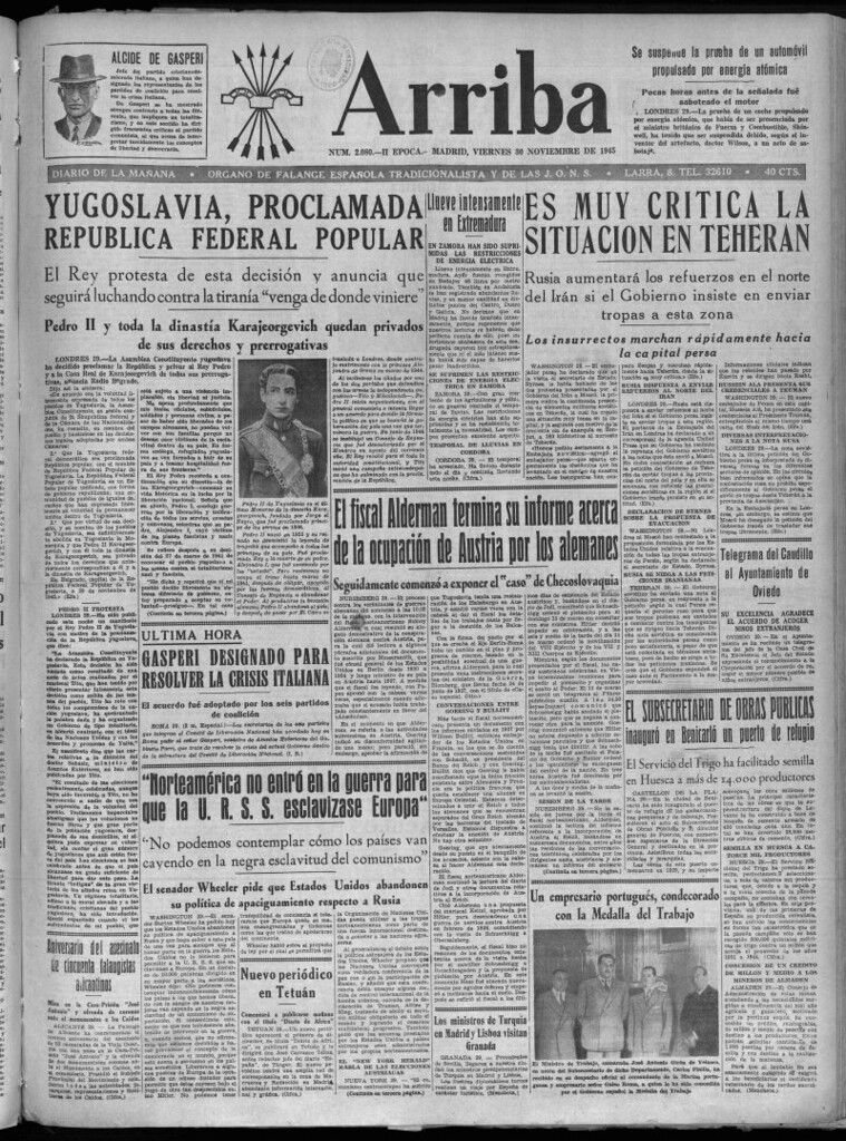 Miniatura de Arriba del 30 de noviembre de 1945