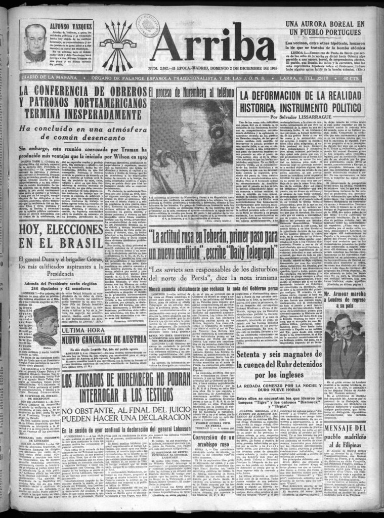 Miniatura de Arriba del 2 de diciembre de 1945