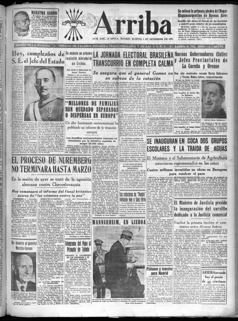 Miniatura de Arriba del 4 de diciembre de 1945