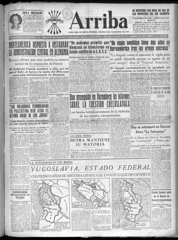 Miniatura de Arriba del 6 de diciembre de 1945