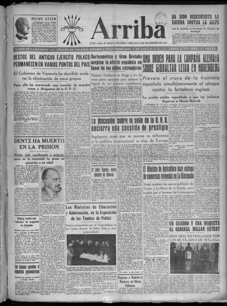 Miniatura de Arriba del 14 de diciembre de 1945