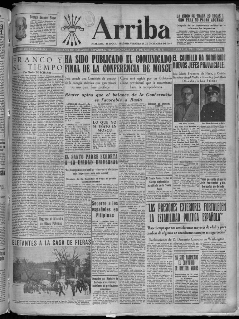 Miniatura de Arriba del 28 de diciembre de 1945