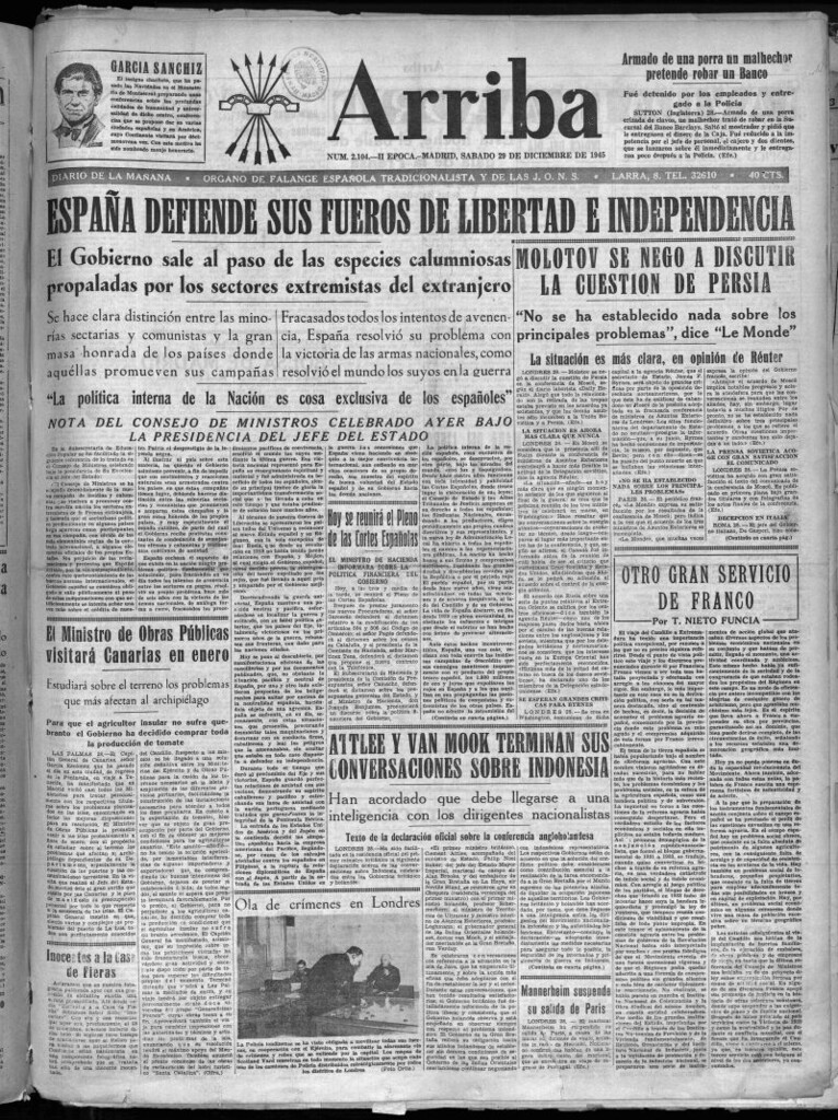 Miniatura de Arriba del 29 de diciembre de 1945