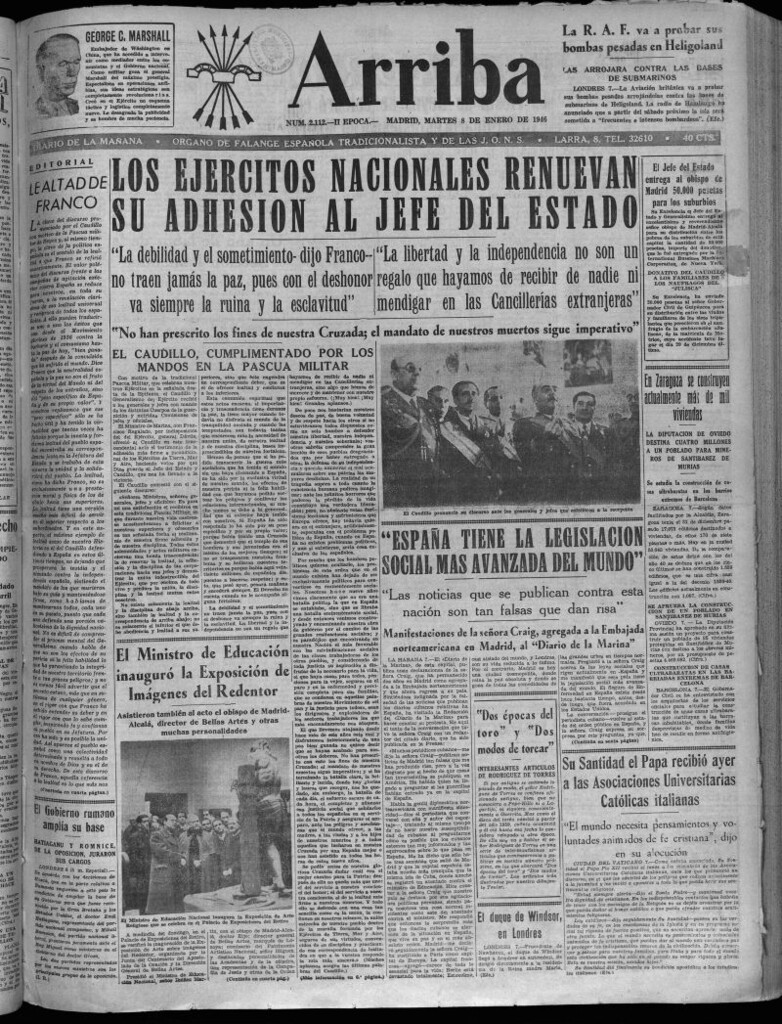 Miniatura de Arriba del 8 de enero de 1946