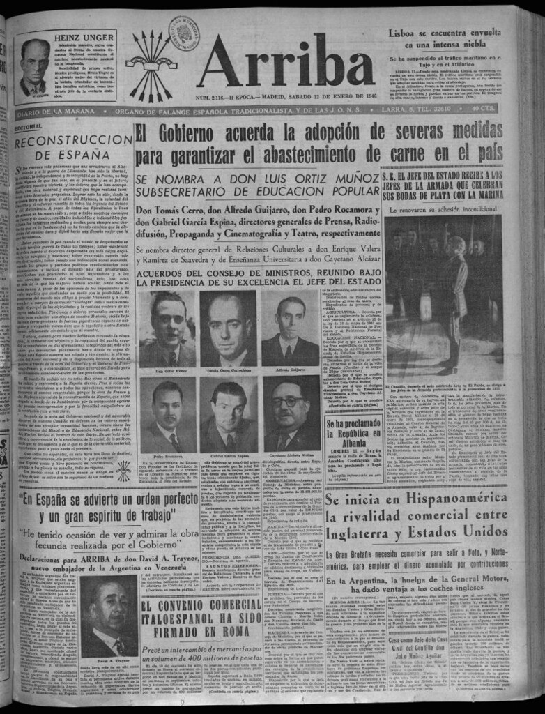 Miniatura de Arriba del 12 de enero de 1946