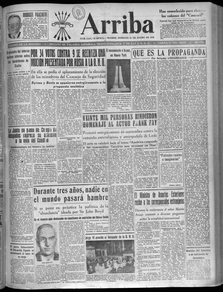 Miniatura de Arriba del 13 de enero de 1946