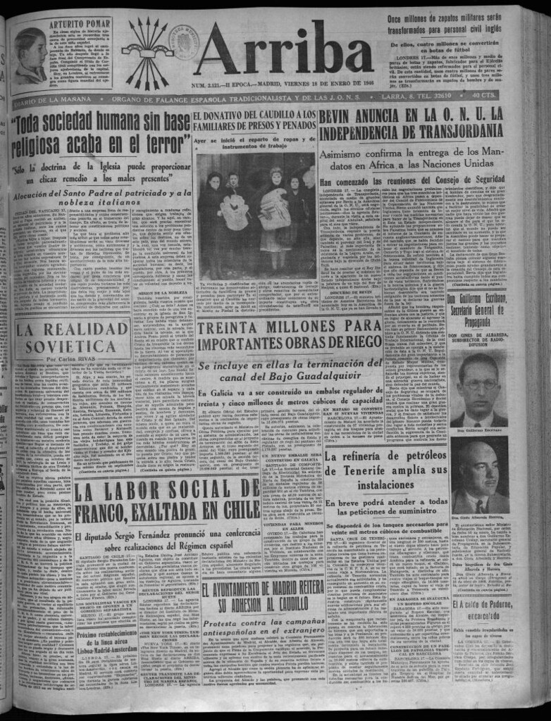 Miniatura de Arriba del 18 de enero de 1946