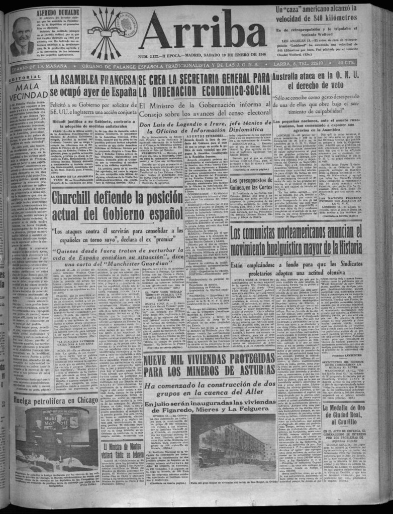 Miniatura de Arriba del 19 de enero de 1946