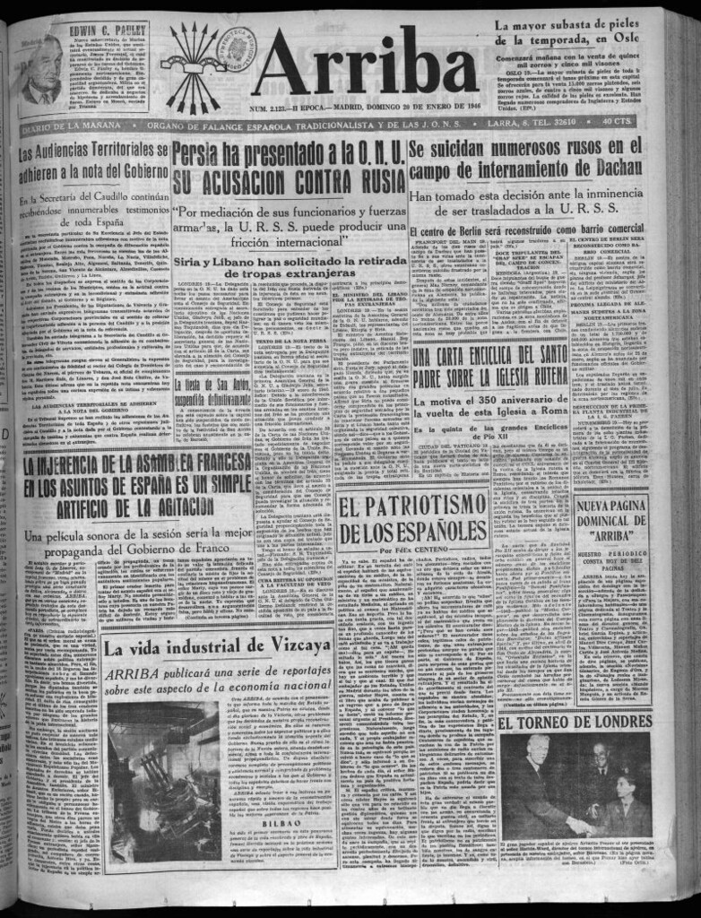 Miniatura de Arriba del 20 de enero de 1946