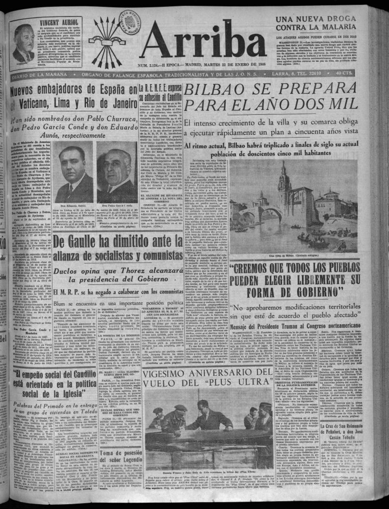 Miniatura de Arriba del 22 de enero de 1946