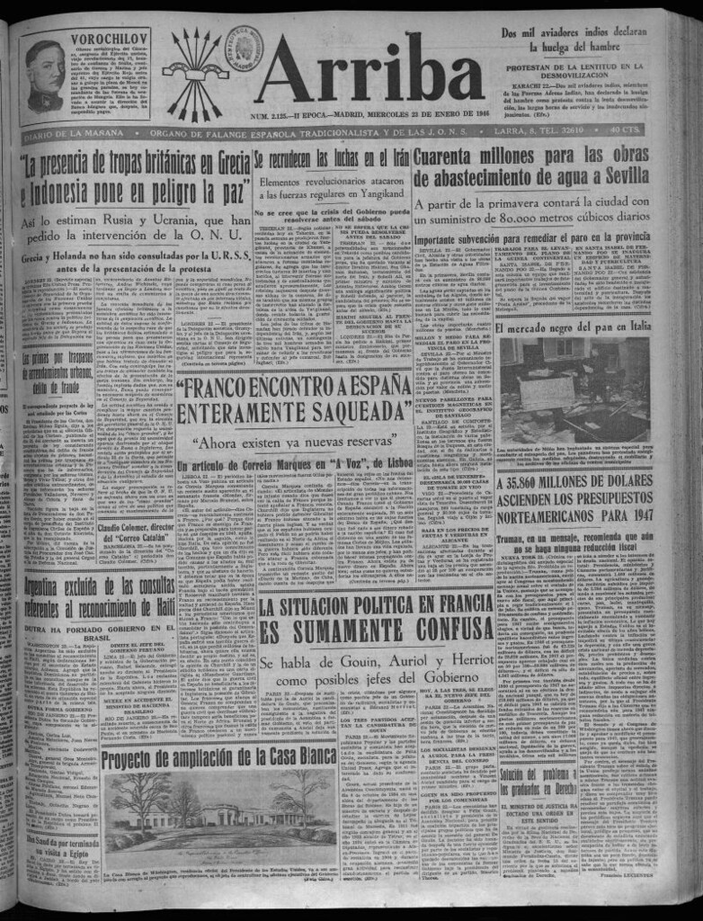 Miniatura de Arriba del 23 de enero de 1946