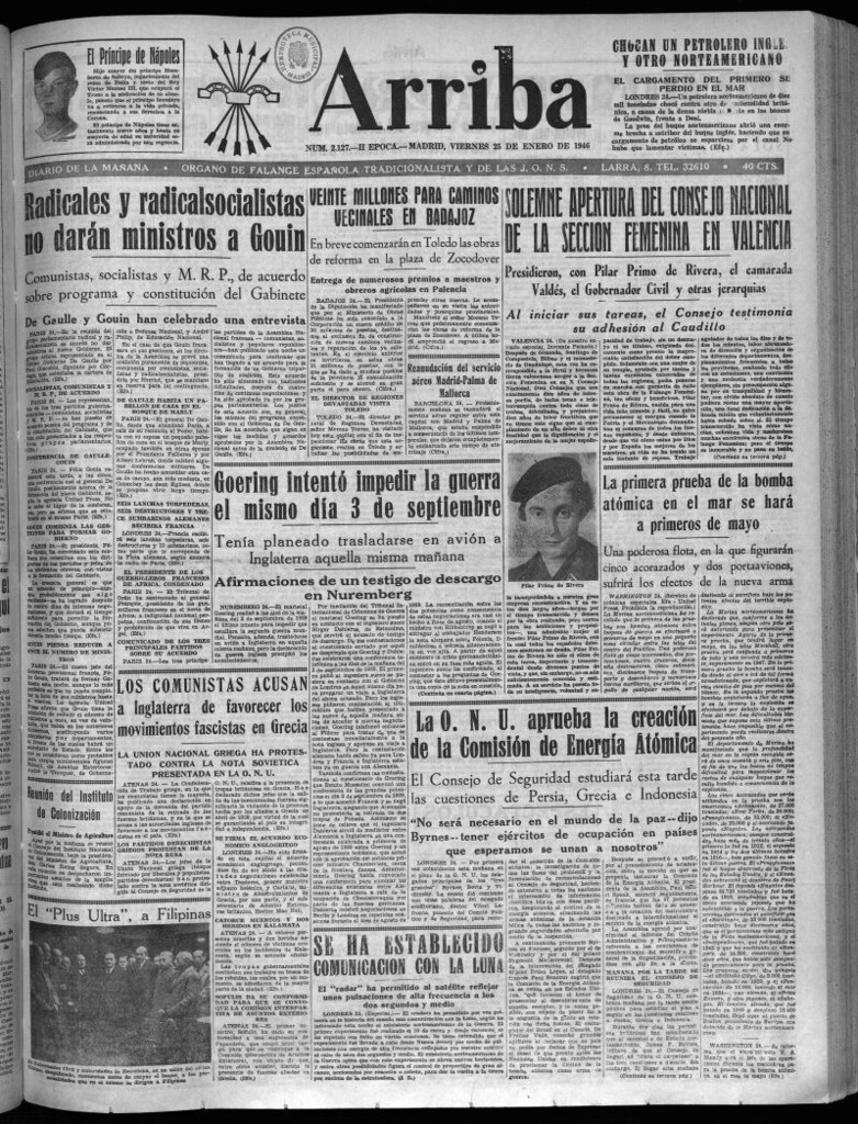 Miniatura de Arriba del 25 de enero de 1946