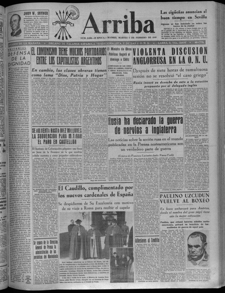 Miniatura de Arriba del 5 de febrero de 1946