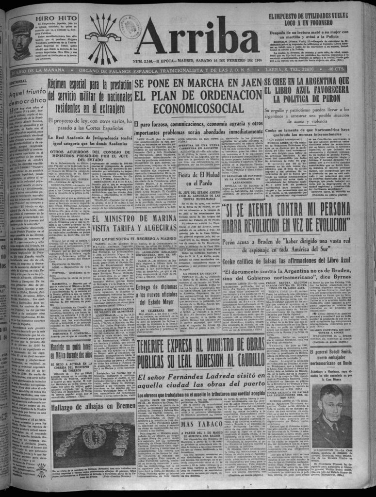 Miniatura de Arriba del 16 de febrero de 1946