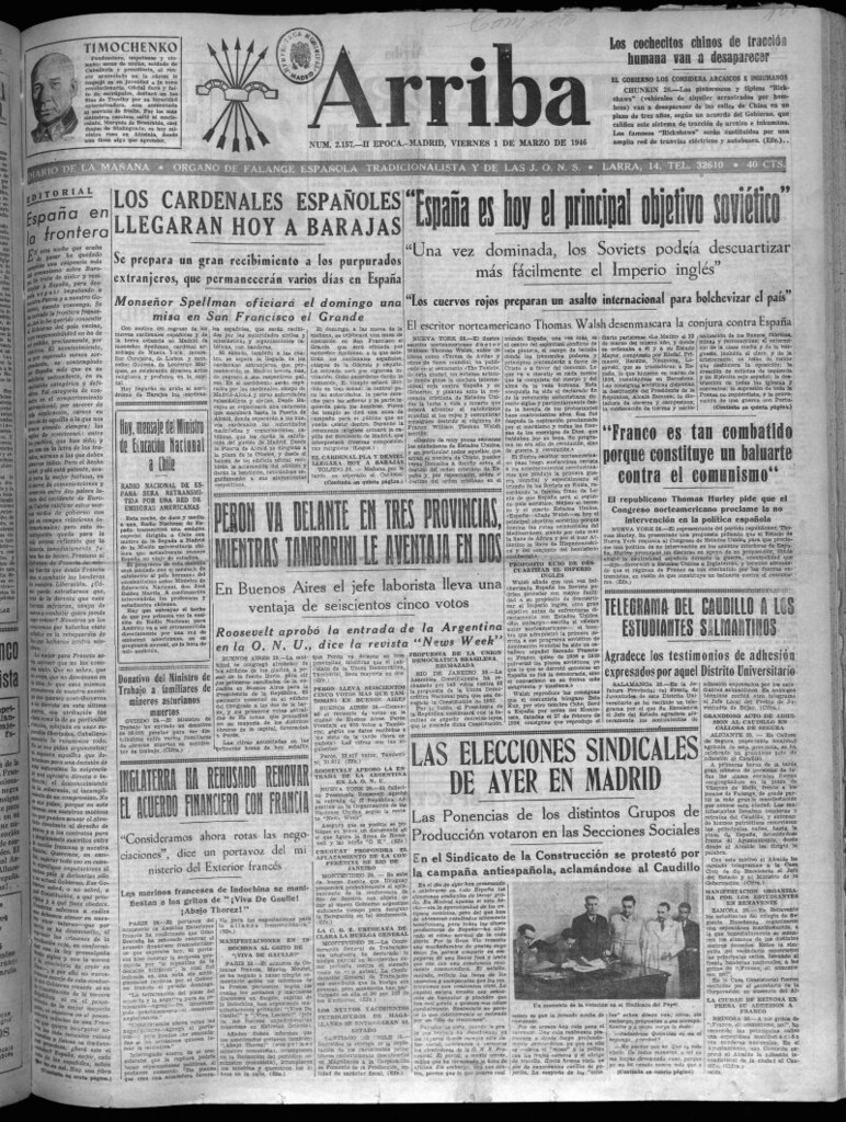 Miniatura de Arriba del 1 de marzo de 1946