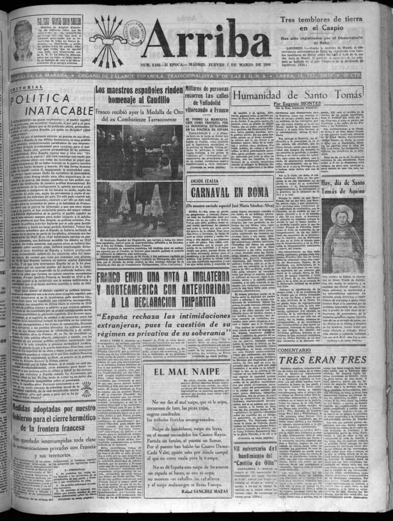 Miniatura de Arriba del 7 de marzo de 1946