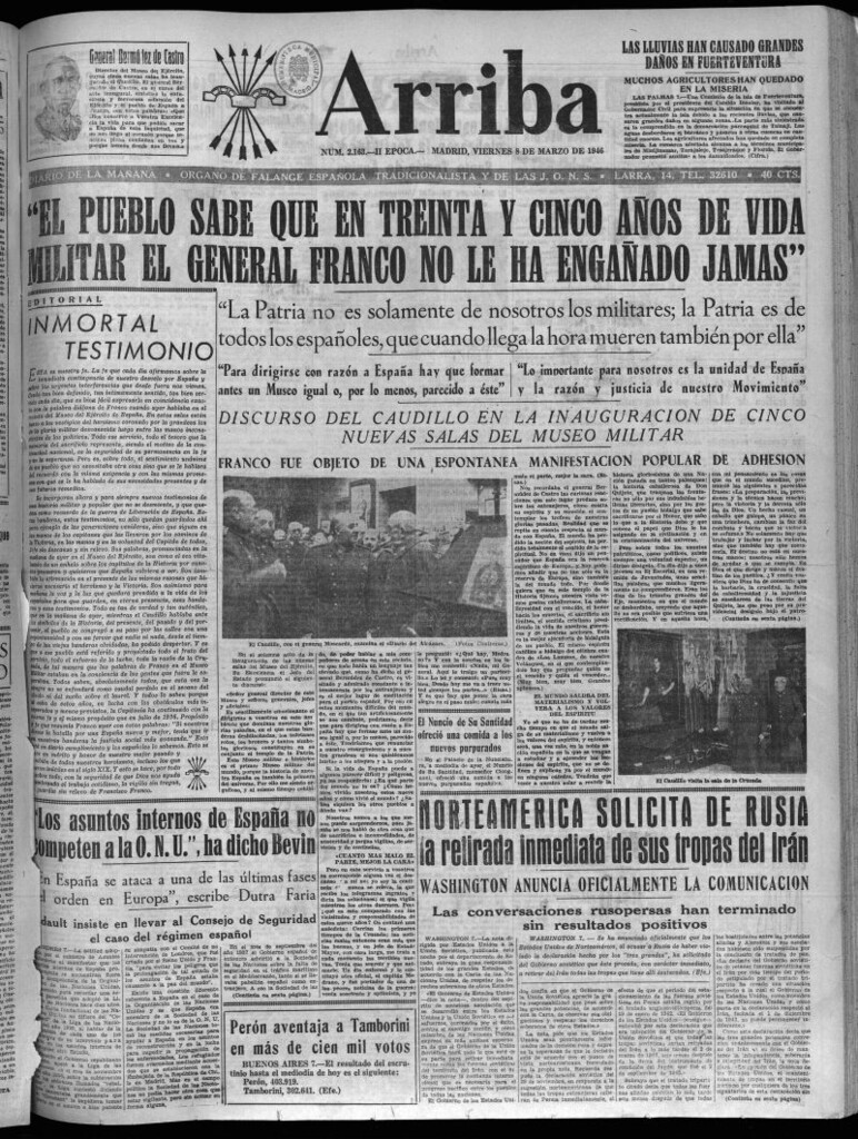Miniatura de Arriba del 8 de marzo de 1946
