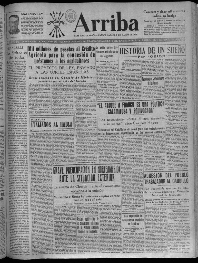 Miniatura de Arriba del 9 de marzo de 1946