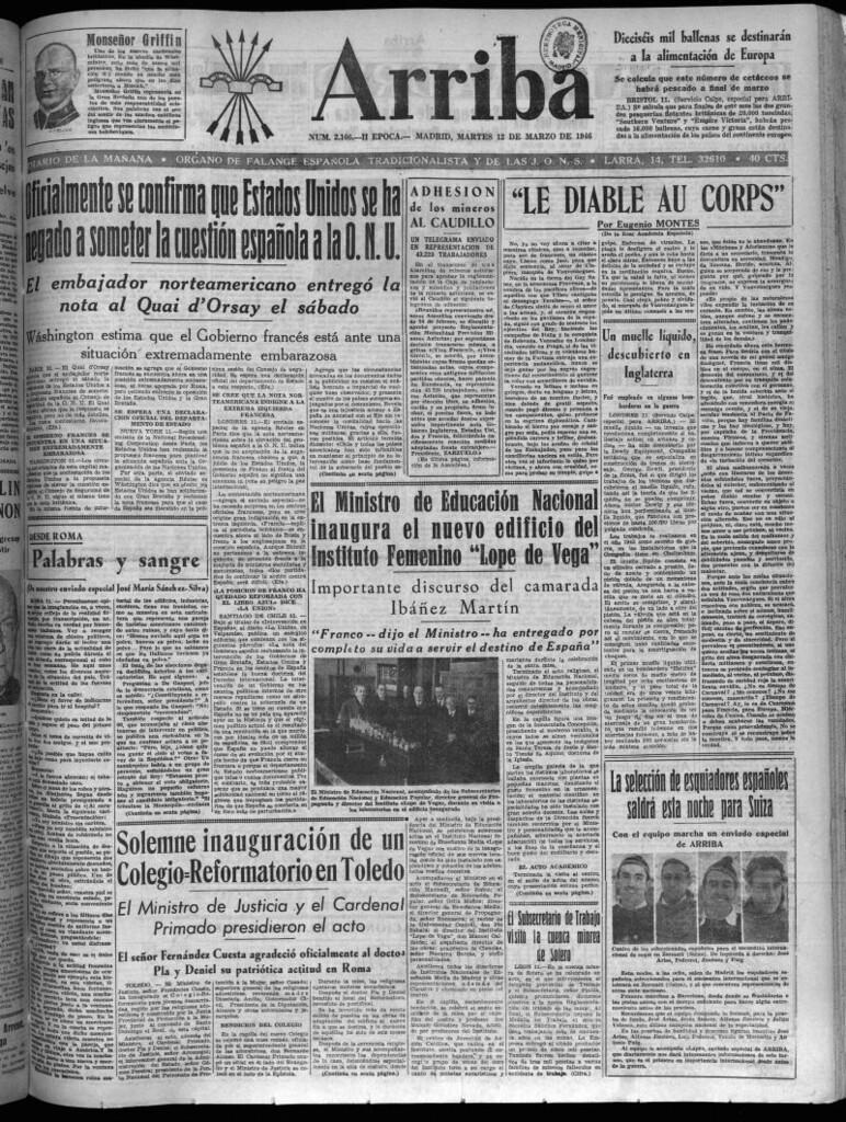 Miniatura de Arriba del 12 de marzo de 1946