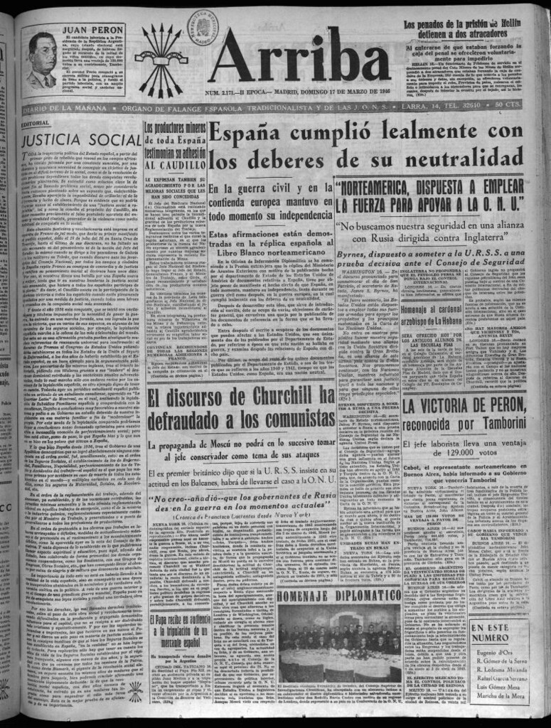 Miniatura de Arriba del 17 de marzo de 1946