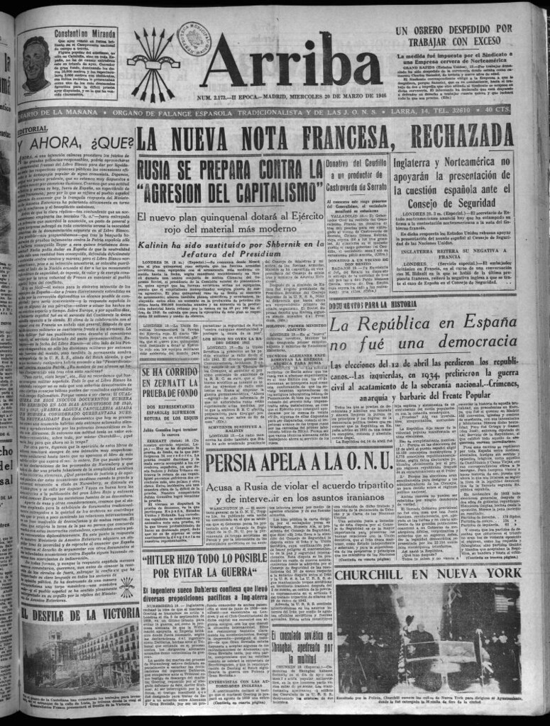 Miniatura de Arriba del 20 de marzo de 1946