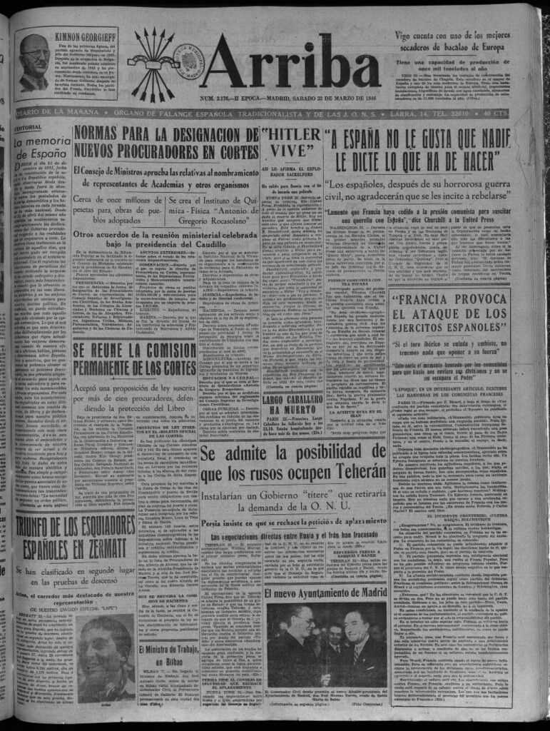 Miniatura de Arriba del 23 de marzo de 1946