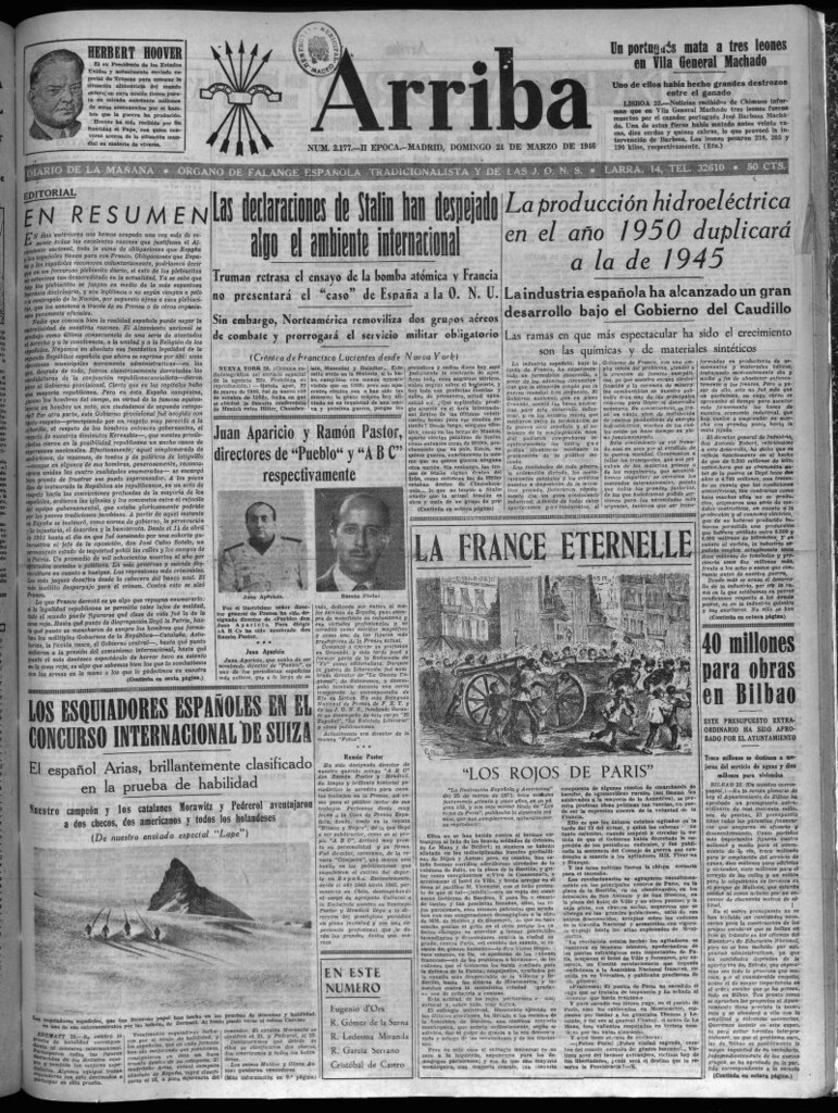 Miniatura de Arriba del 24 de marzo de 1946