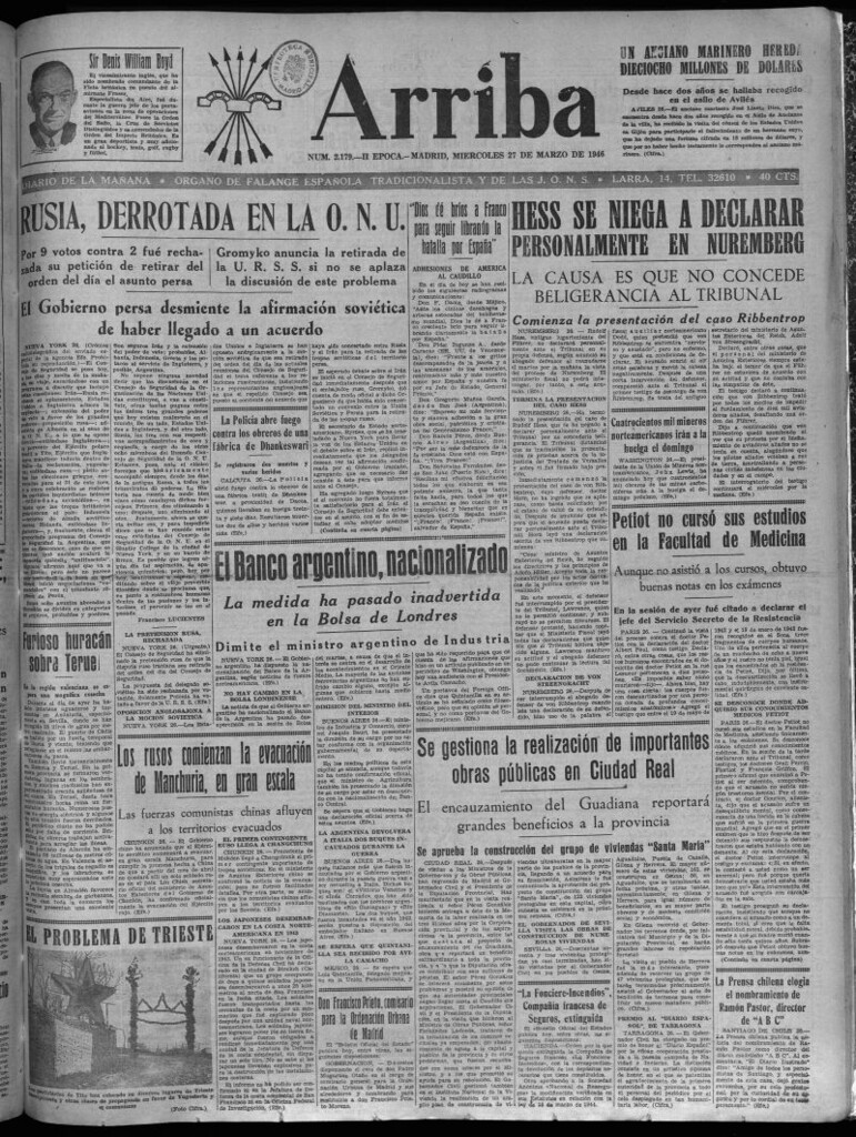 Miniatura de Arriba del 27 de marzo de 1946