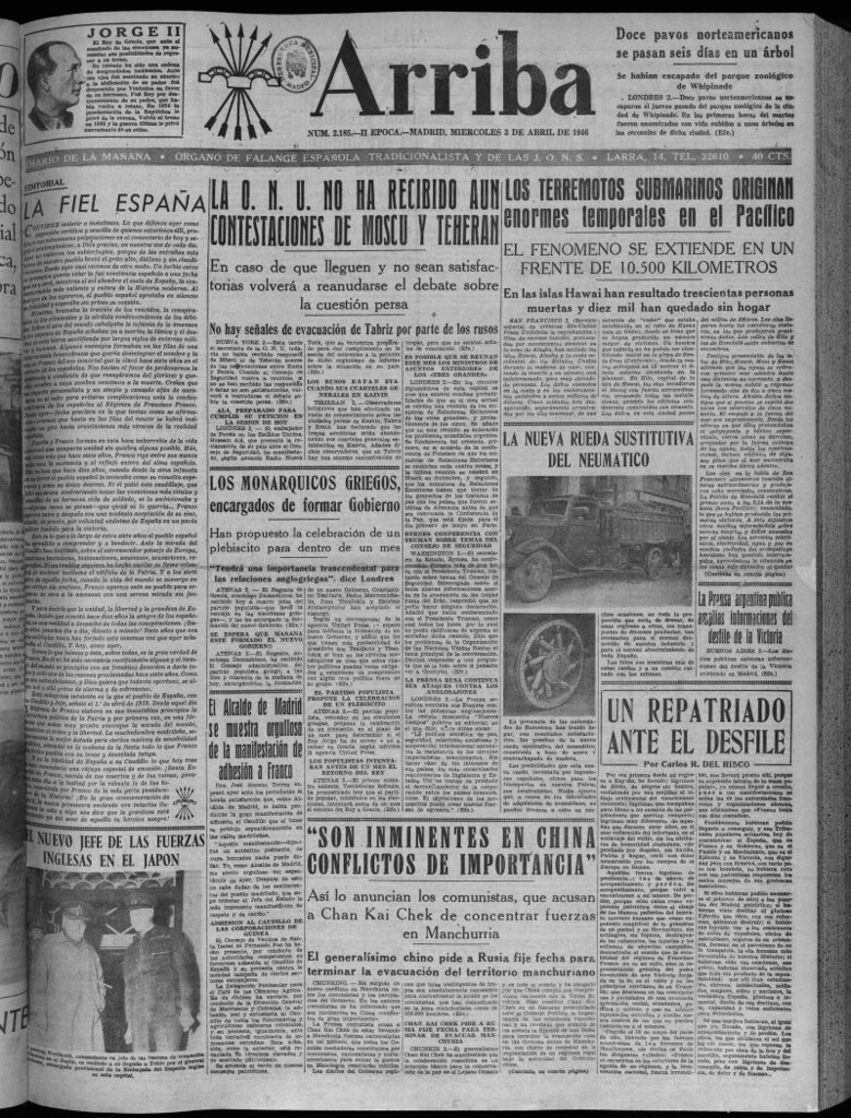 Miniatura de Arriba del 3 de abril de 1946