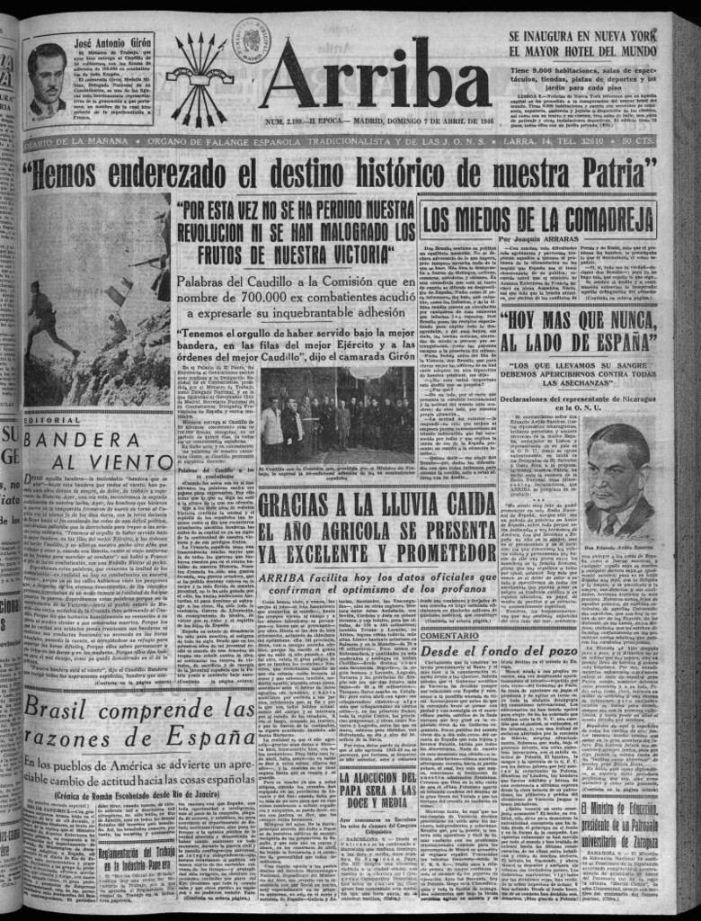 Miniatura de Arriba del 7 de abril de 1946