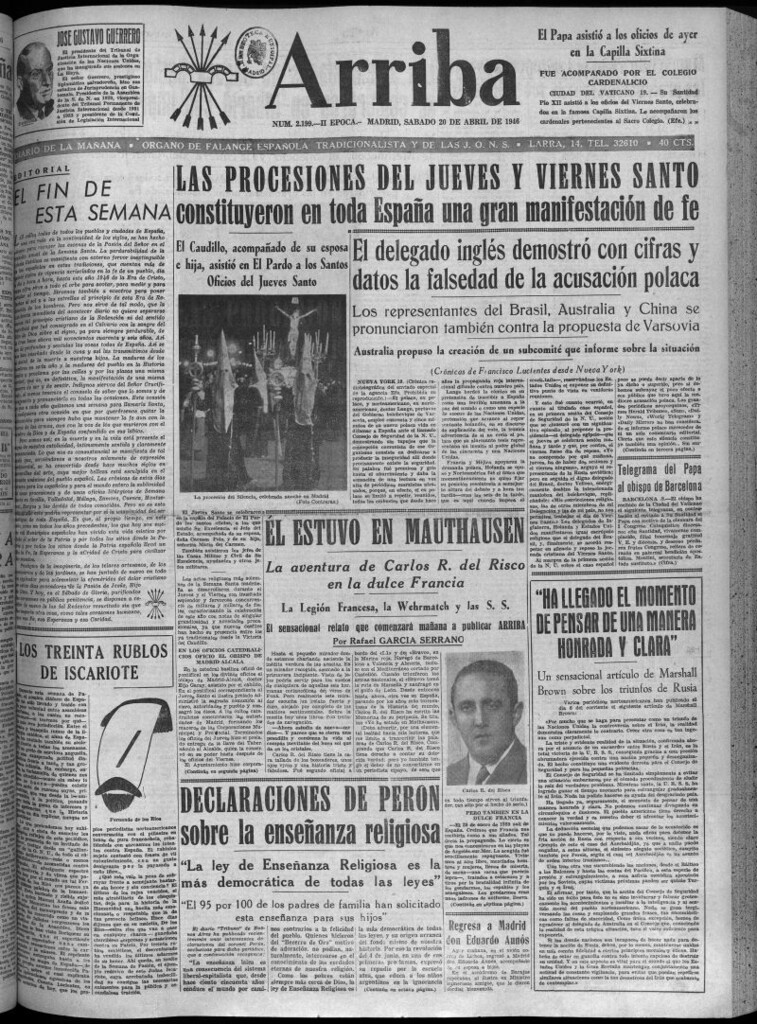 Miniatura de Arriba del 20 de abril de 1946