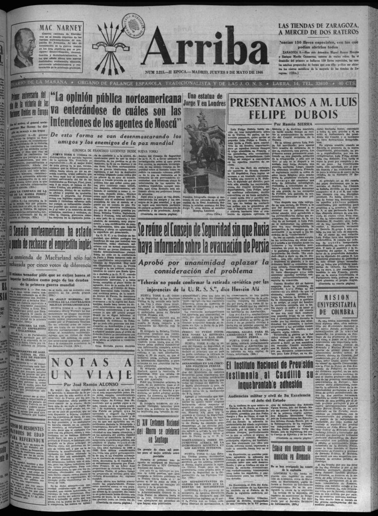 Miniatura de Arriba del 9 de mayo de 1946