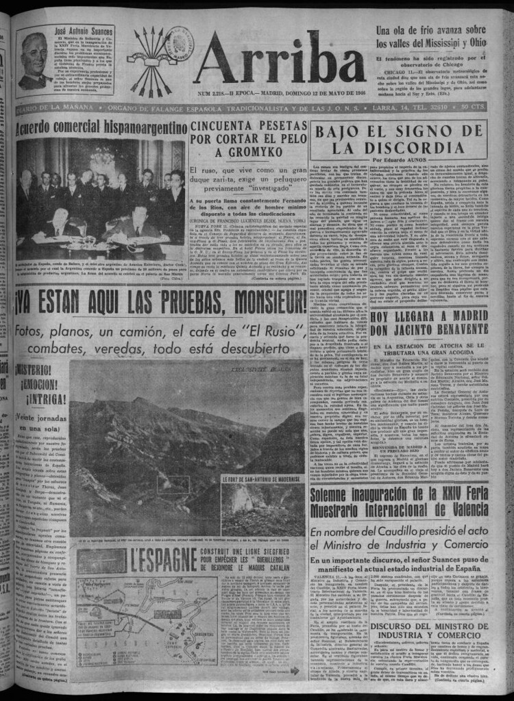 Miniatura de Arriba del 12 de mayo de 1946